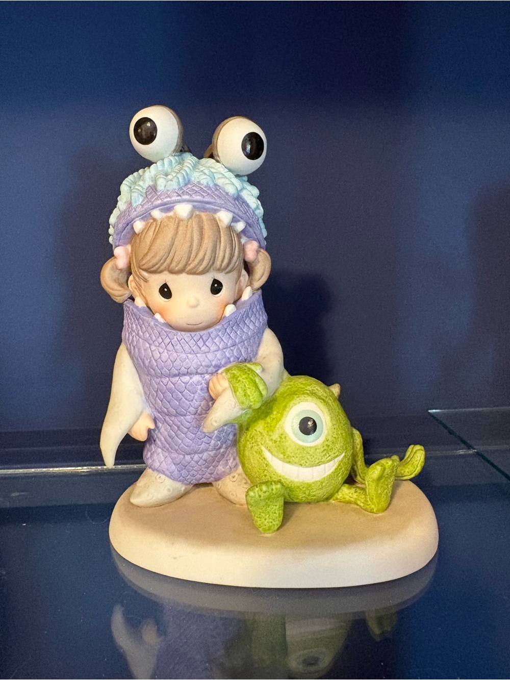 Monsters Inc. Boo & Mike Precious Moments Disney Showcase Collection